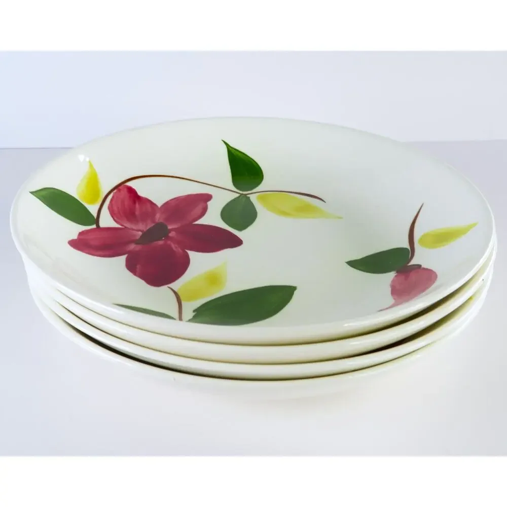 Vintage Stetson Rio Meadow Rose 20 Pc Dinnerware Set Service for 4 MCM USA